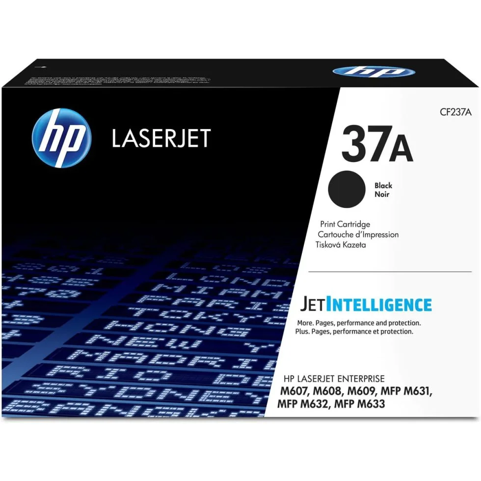 Genuine HP 37A Black LaserJet Toner Cartridge (CF237A)