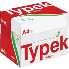 Typek A4 Copy Paper 80gsm White – 5 Reams
