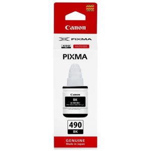 Canon GI-490PGBK Black Printer Ink Cartridge Original